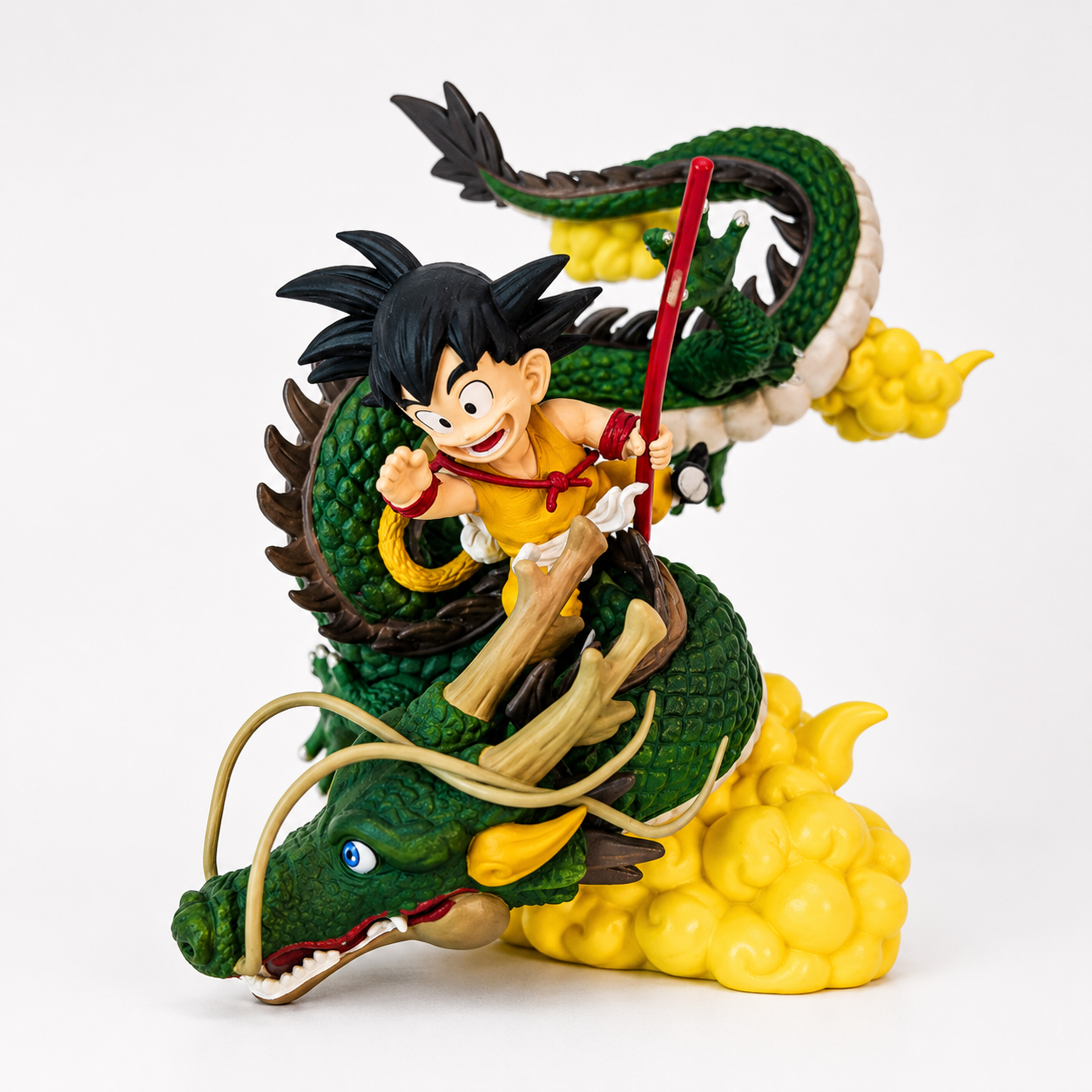ChatGPT Image May 25, 2026, 10_43_05 AM Kid Goku riding Shenron Dragon Ball anime collectible figure with Flying Nimbus cloud for anime collectors in Kenya
