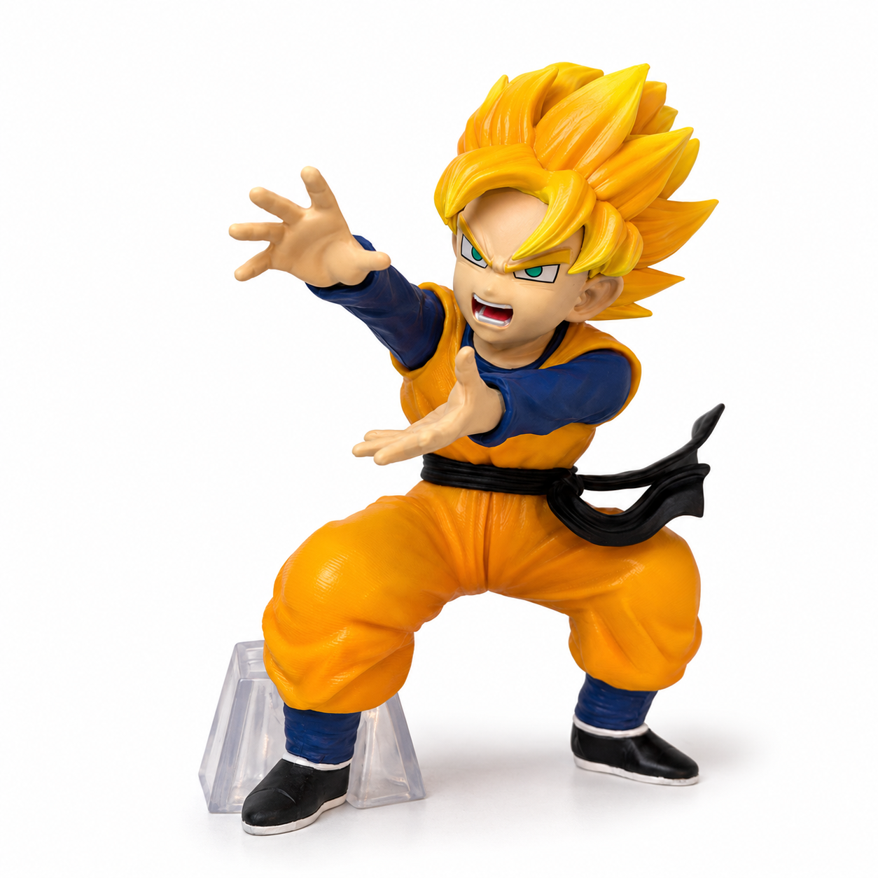 ChatGPT Image May 25, 2026, 12_30_26 PM Super Saiyan Goku Dragon Ball anime collectible figure in battle pose for anime collectors in Kenya